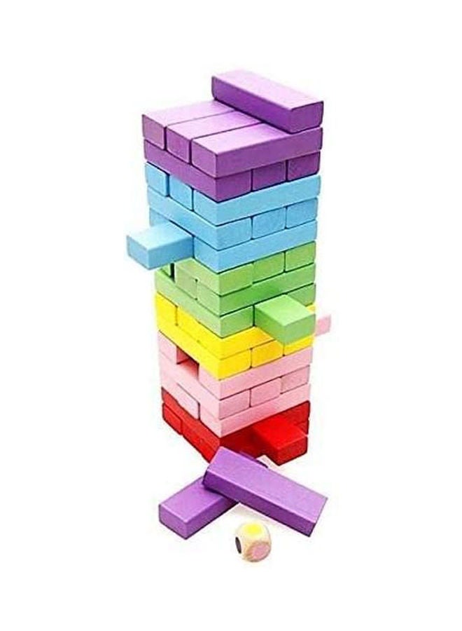Jenga Wooden Toy- Building & Construction Toys Accessories -48 Pcs  - Image 2