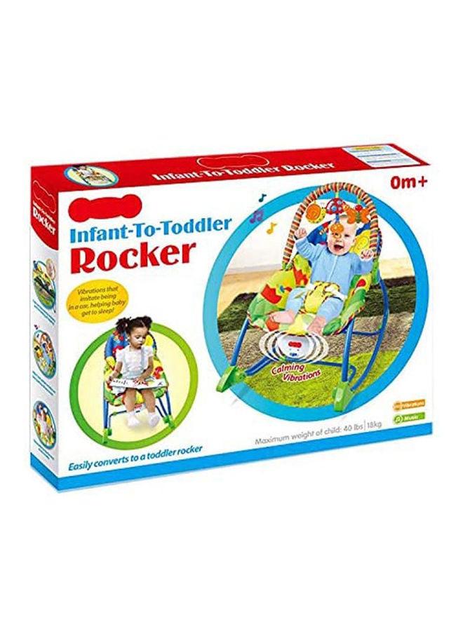 آي بيبي كرسي هزاز ملائم للأطفال حديثي الولادة وحديثي المشي - Image 1