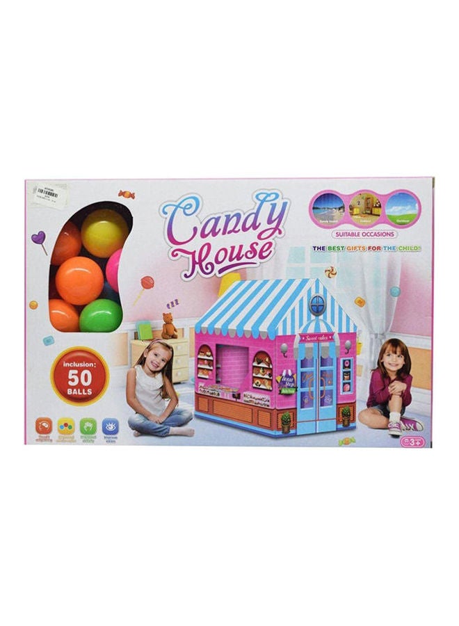 House Tent For Children With 50 Balls 