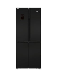 بيكو ثلاجة رقمية ببابين جانبيين سعة 450 لتراً بتقنية نو فروست 515 kW GNE480E20ZBH منتج بلون أسود  - Image 1