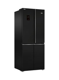 بيكو ثلاجة رقمية ببابين جانبيين سعة 450 لتراً بتقنية نو فروست 515 kW GNE480E20ZBH منتج بلون أسود  - Image 2