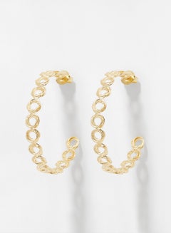 Swirl Hoop Earrings