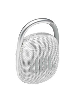 JBL Clip 4 Portable Bluetooth Speaker White  - Image 3