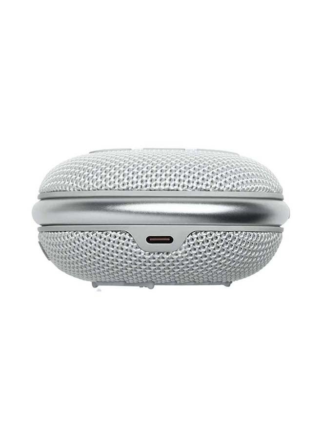 JBL - Clip 4 Portable Bluetooth Speaker White - Image 1