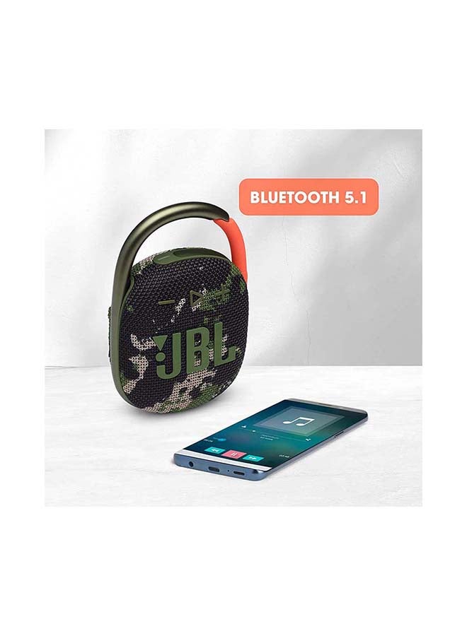 JBL - Clip 4 Portable Bluetooth Speaker Squad - Image 1
