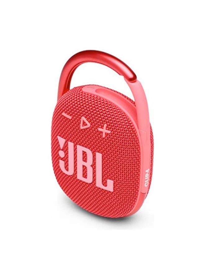 JBL Clip 4 Portable Bluetooth Speaker Red  - Image 2