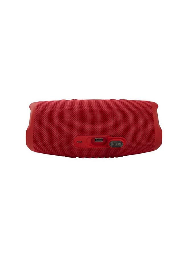 JBL - Charge 5 Portable Bluetooth Speaker Red - Image 1
