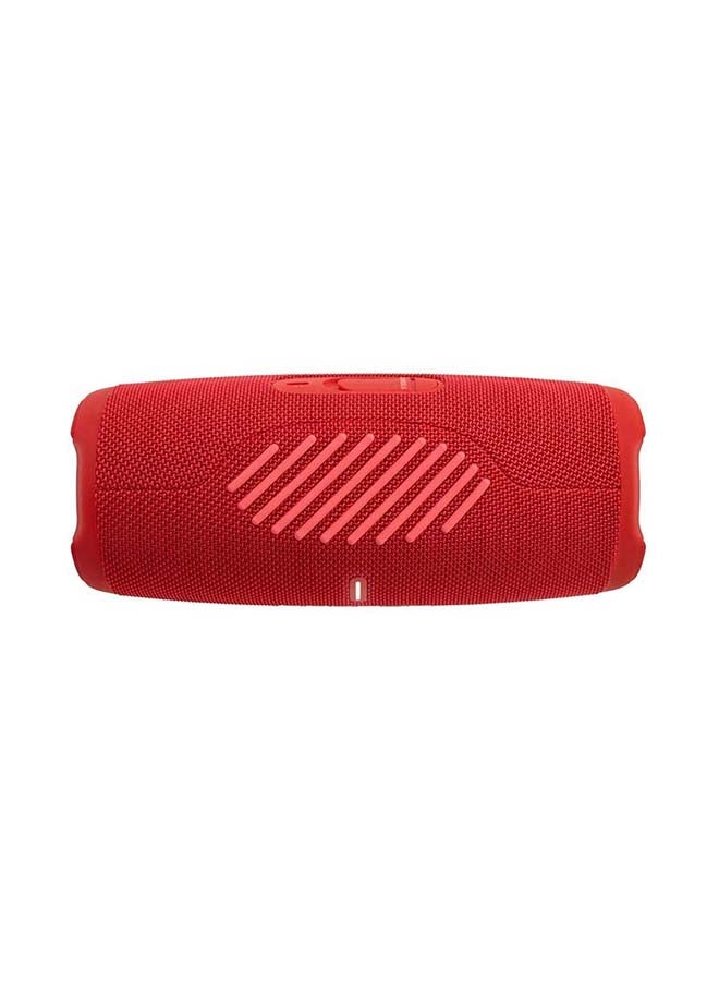 JBL - Charge 5 Portable Bluetooth Speaker Red - Image 1