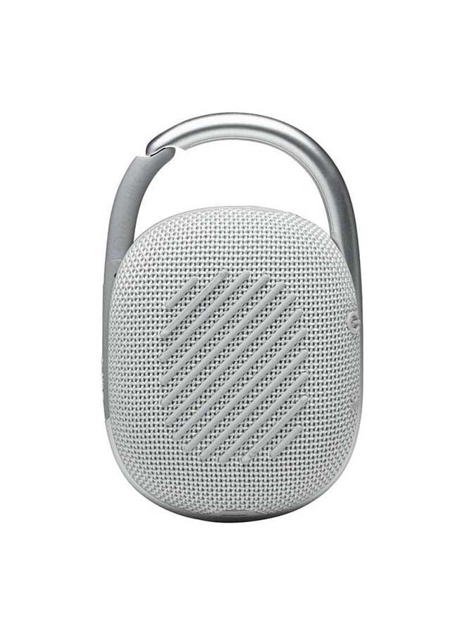 JBL Clip 4 Waterproof Ultra-Portable Bluetooth Speaker White  - Image 2