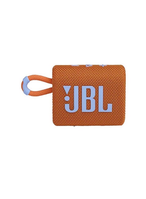 Go 3 Portable Bluetooth Speaker Orange/Blue