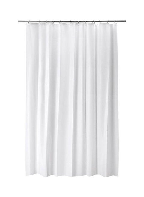 Shower Curtain White 180 X 200cm
