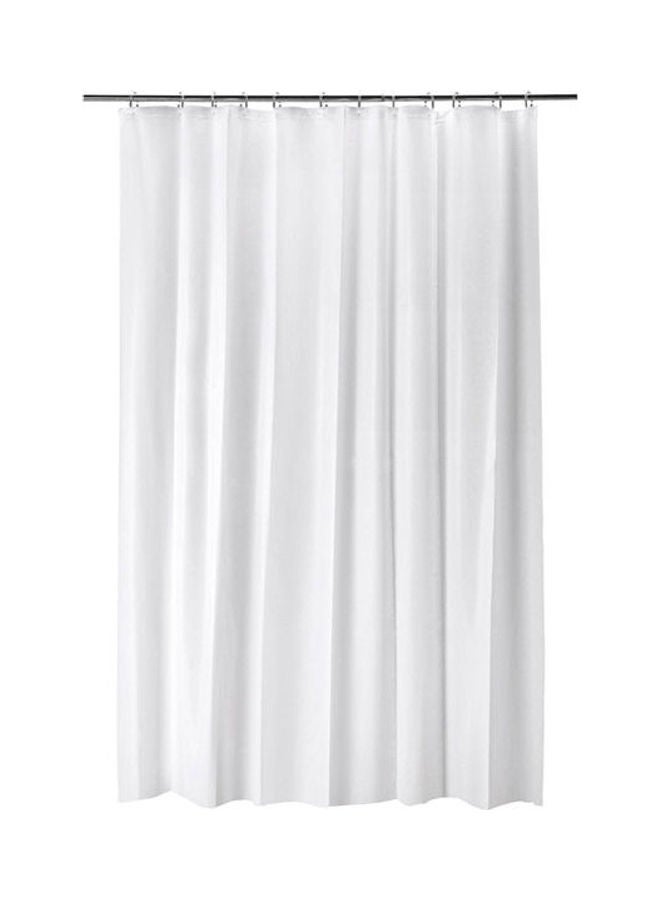 Shower Curtain White 180 X 200cm
