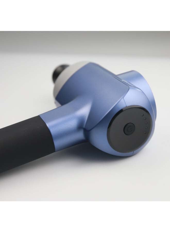ARES Ufitness-2 Gun Massager 5 Speed Level 4 Detachable Heads Battery 3 Cell 2500Mah, 3H 5Hs With Storage Bag, Blue  - Image 3