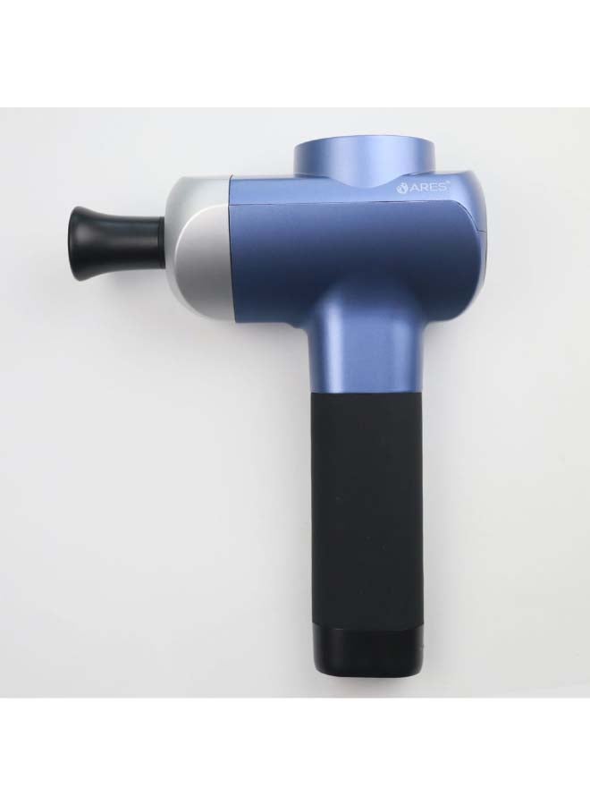 ARES Ufitness-2 Gun Massager 5 Speed Level 4 Detachable Heads Battery 3 Cell 2500Mah, 3H 5Hs With Storage Bag, Blue  - Image 5
