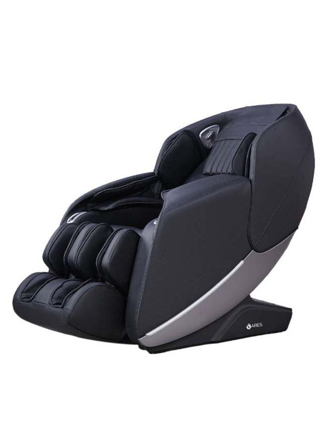 ARES Ismart-2 Full Body Massage Chair With Ai Intelligent 4D Core Massage Manipulator Technology Sl Shape Curved Rail, Black Gray  - Image 1