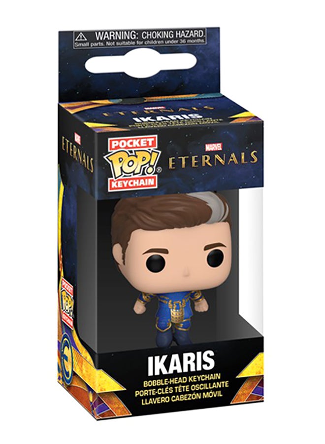 فانكو سلسلة مفاتيح بتصميم شخصية إكاريس من فيلم "Eternals" من مارفل فتحات دقيقة للأزرار تسمح بأداء وظيفي كامل دون الحاجة إلى خلع الغطاء  - Image 3