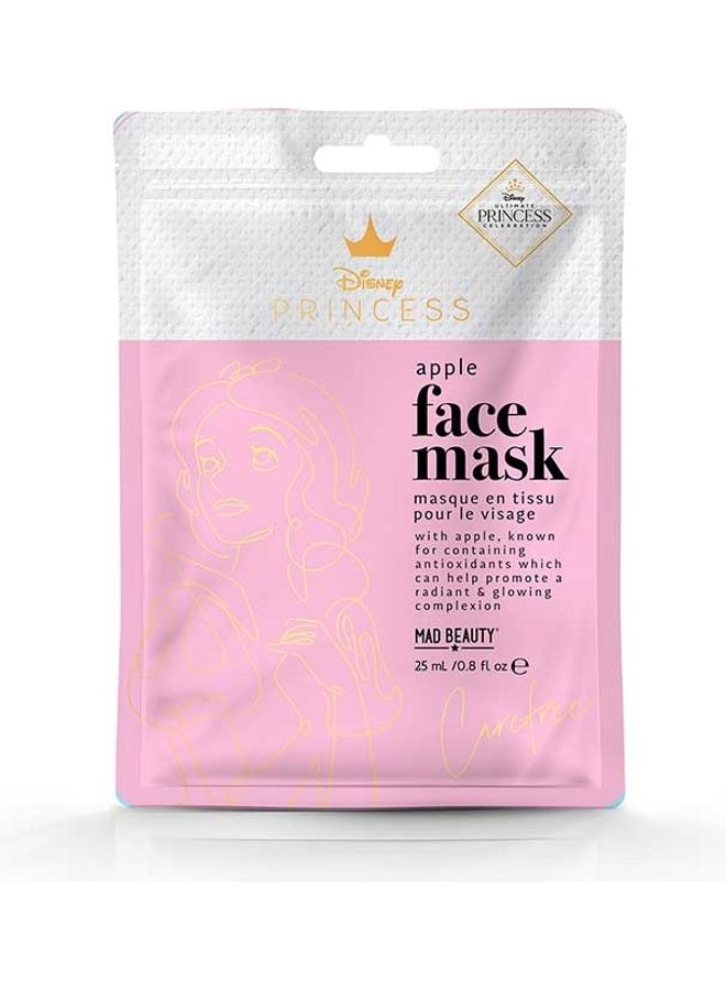 Mad Beauty Disney Princess Apple Face Mask Pink 25ml 