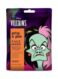 Disney Villains Gutsy And Glam Face Mask 25ml