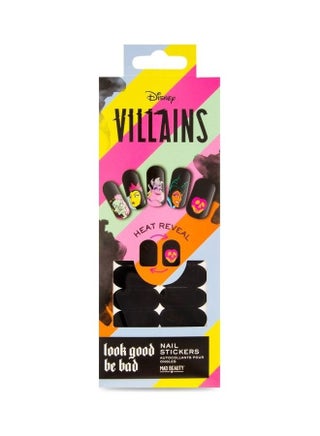 Disney Villains Heat Reveal Nail Stickers Multicolour - v1637601521/N52001488A_1