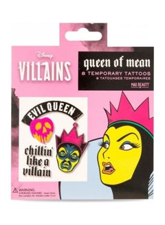 Mad Beauty Disney Villains Queen Of Mean Temporary Tattoos Multicolour  - Image 1