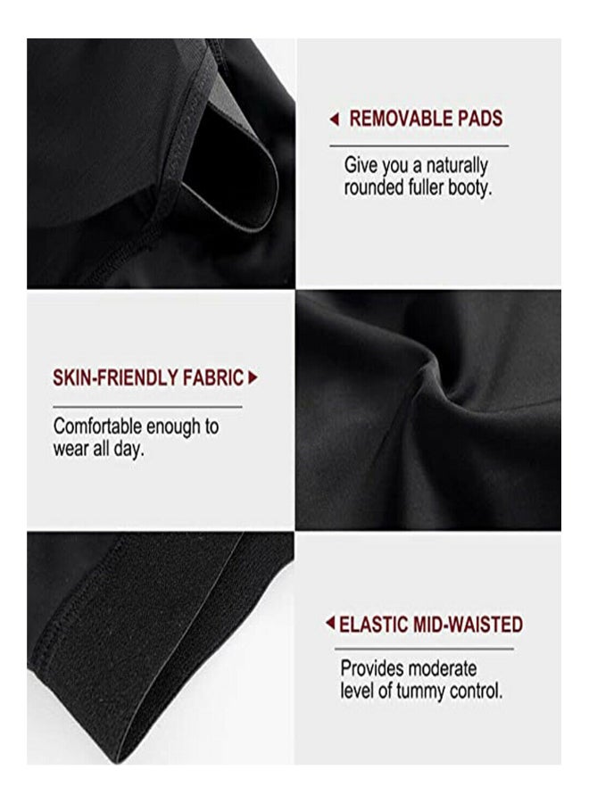 AIWANTO - Hip Enhancer Padded Underwear Black - Image 1