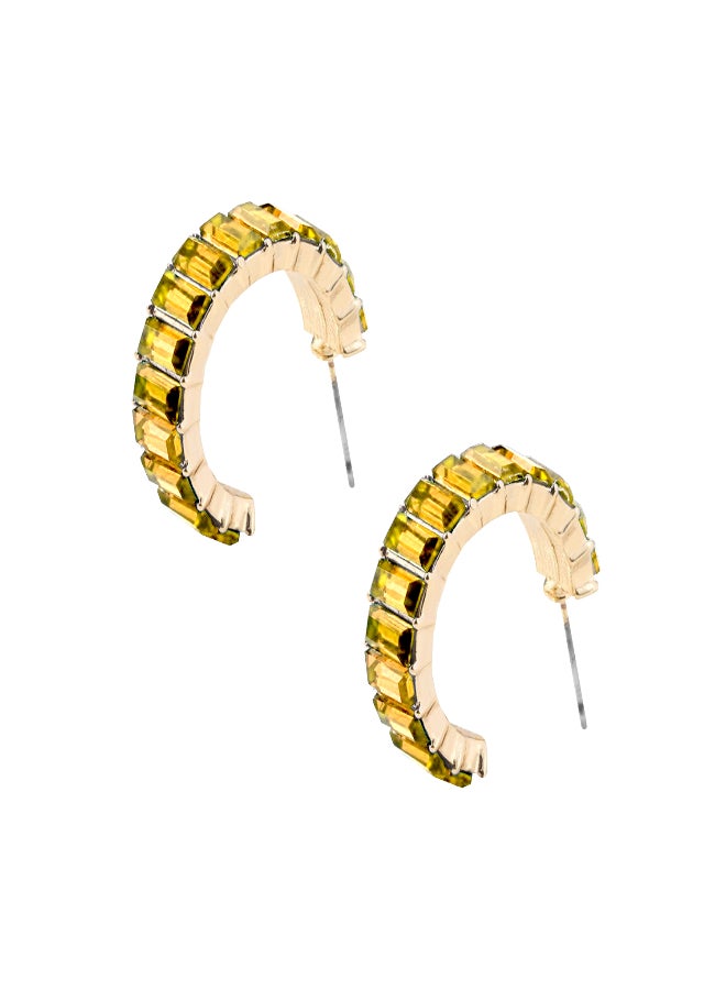 AIWANTO Alissa Stone Embellished Cuff Earrings  - Image 2