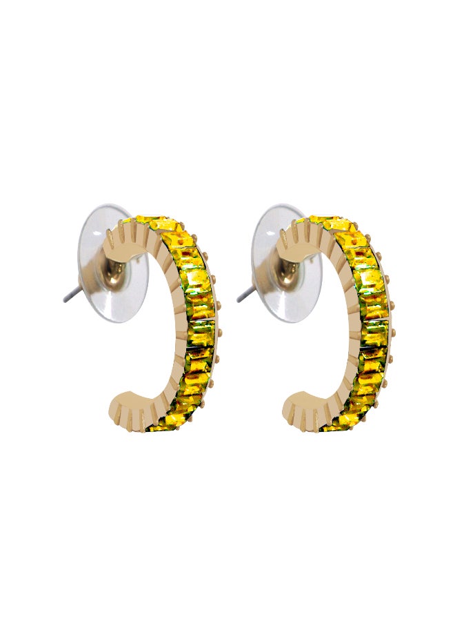 AIWANTO Alissa Stone Embellished Cuff Earrings  - Image 1