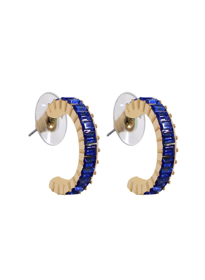 AIWANTO Alissa Stone Embellished Cuff Earrings - Image 1