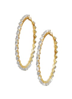 Alissa Stone Embellished Hoop Earrings