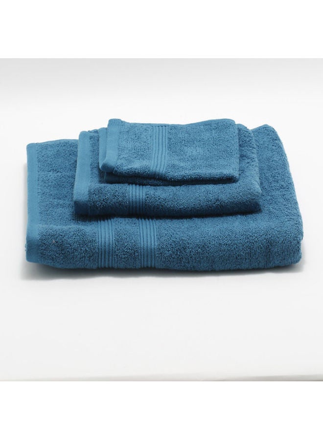 RISHAHOME Luxury Collection Hand Towel Blue 70x140, 40x70, 33x33cm  - Image 1