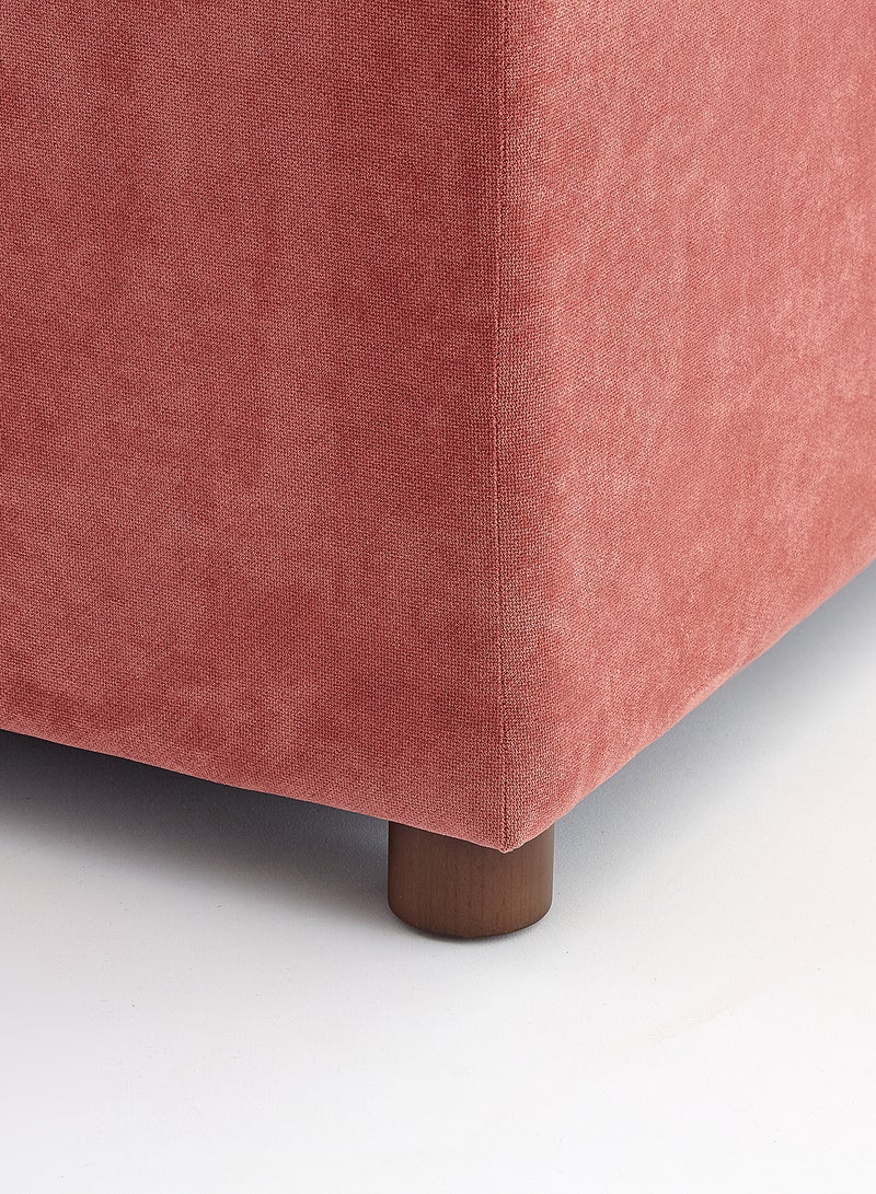 ebb & flow - Sofa Luxurious - Wood Couch - 2 Seater Relaxing Sofa Light Brick 1770 x 990 x 693mm - Image 1