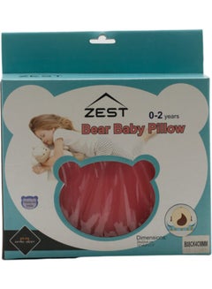Zest Memory Foam Newborn Baby Head Shaping Pillow Memory Foam Red 25x22x04cm  - Image 3