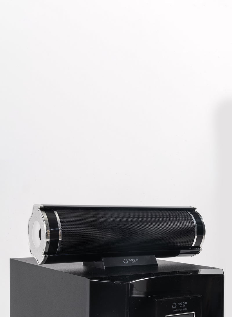 Noon East - 5.1 Groove Multimedia Speaker Bluetooth Home Theater - RMS 200W, Display, Remote Control, Powerful Bass, AUX, SD And USB Playback GT-5505 Black - Image 1