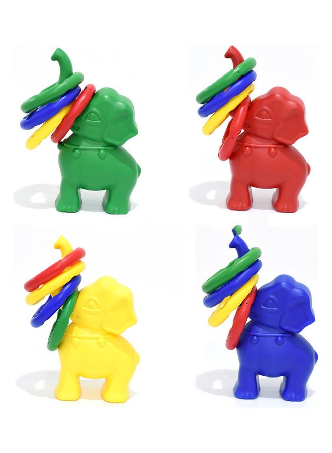 JSAITOYS Exciting Kindergarten Catching Plastic Ring Toss Toy, Pack of 4 20x11x34cm - Image 2