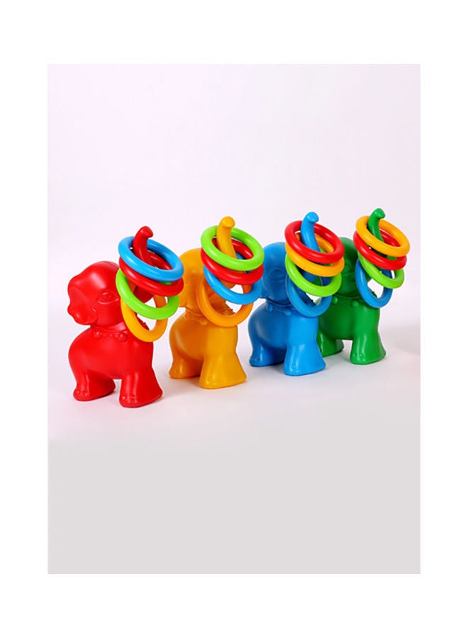 JSAITOYS Exciting Kindergarten Catching Plastic Ring Toss Toy, Pack of 4 20x11x34cm - Image 3