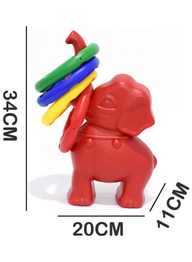 JSAITOYS Exciting Kindergarten Catching Plastic Ring Toss Toy, Pack of 4 20x11x34cm - Image 5