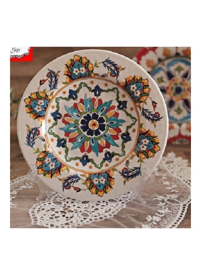 هاندسوم غيفت طبق دائري الشكل متعدد الألوان 22x22سم  - Image 1
