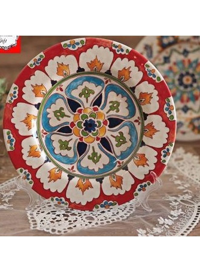 هاندسوم غيفت طبق دائري الشكل متعدد الألوان 22x22سم  - Image 2