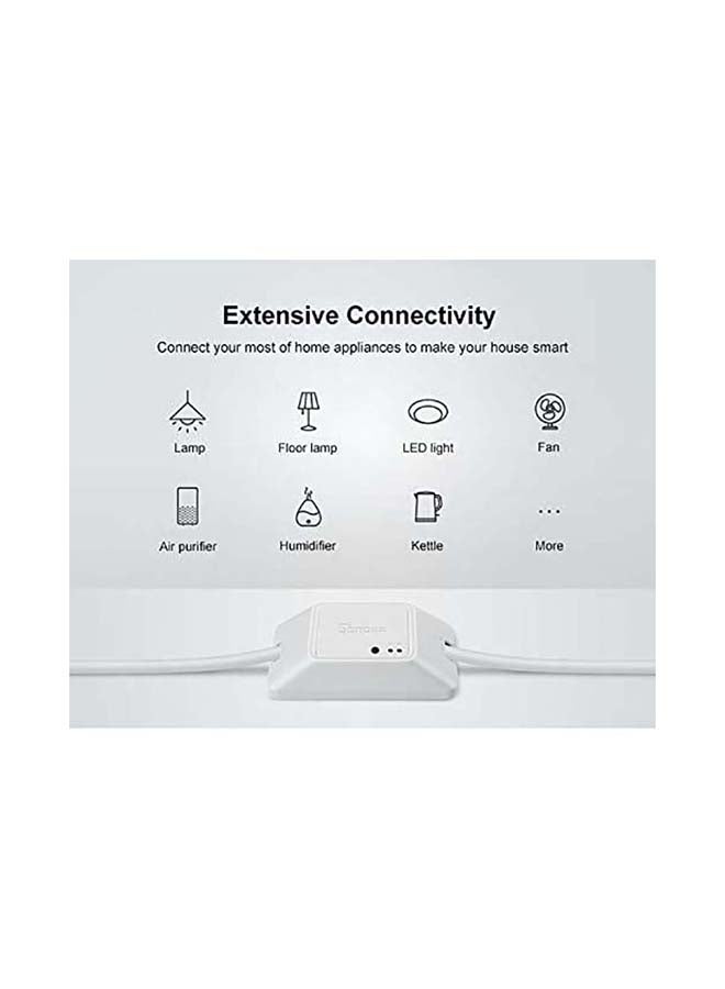 SONOFF - BASICZBR3 Zigbee DIY Smart Switch Compatible Amazon Alexa SmartThings Others White - Image 1