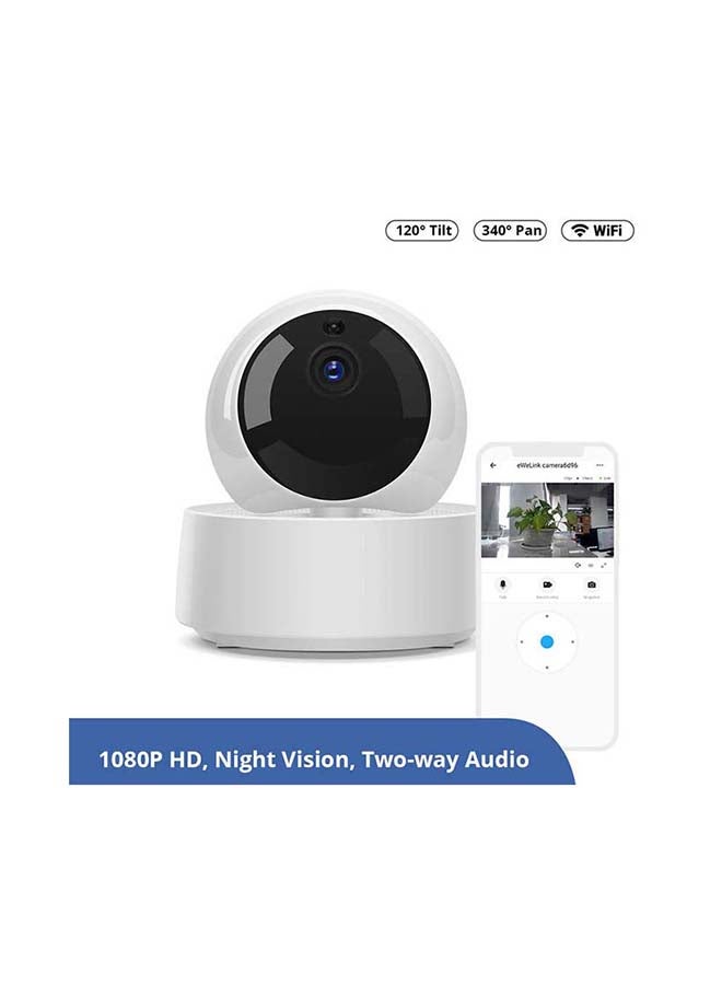 GK-200MP2-B Smart Wi-Fi Wireless IP Security Camera1080P Full HD IR Night Vision 2-way Audio Interconnect Devices Support TF Card Storage Does Not Come With The Plug