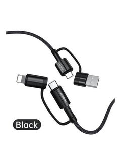 JOYROOM 4 In 1 Multifunctionalcable Black 