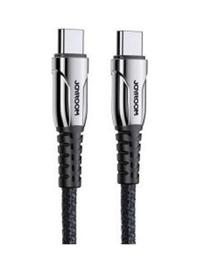 JOYROOM Series 2021 Type C To C Type 60W Fast Cable Black 