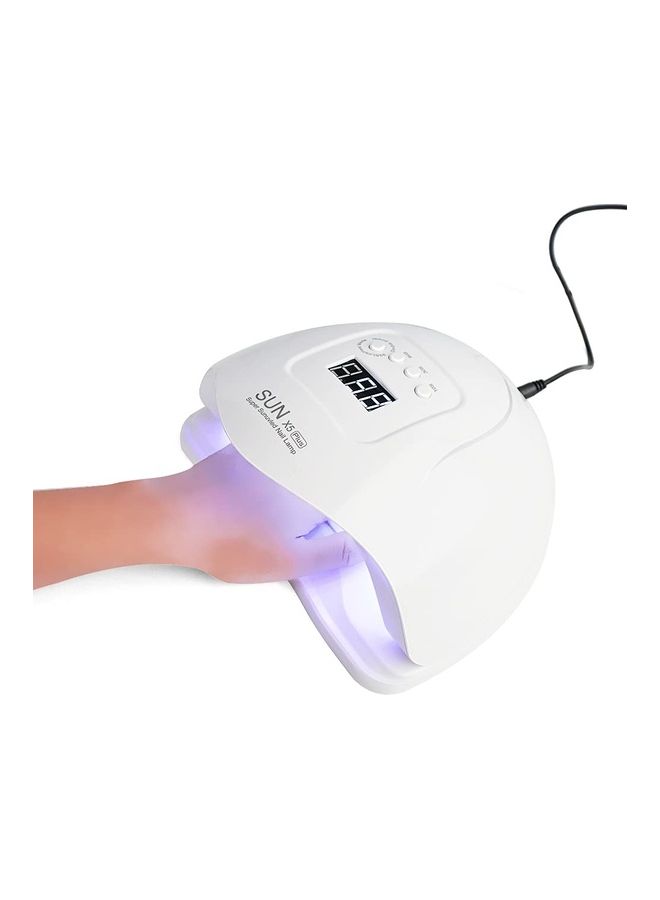 صن مصباح مجفف أظافر LED احترافي لطلاء الأظافر باللون الأبيض بلون أبيض  - Image 2