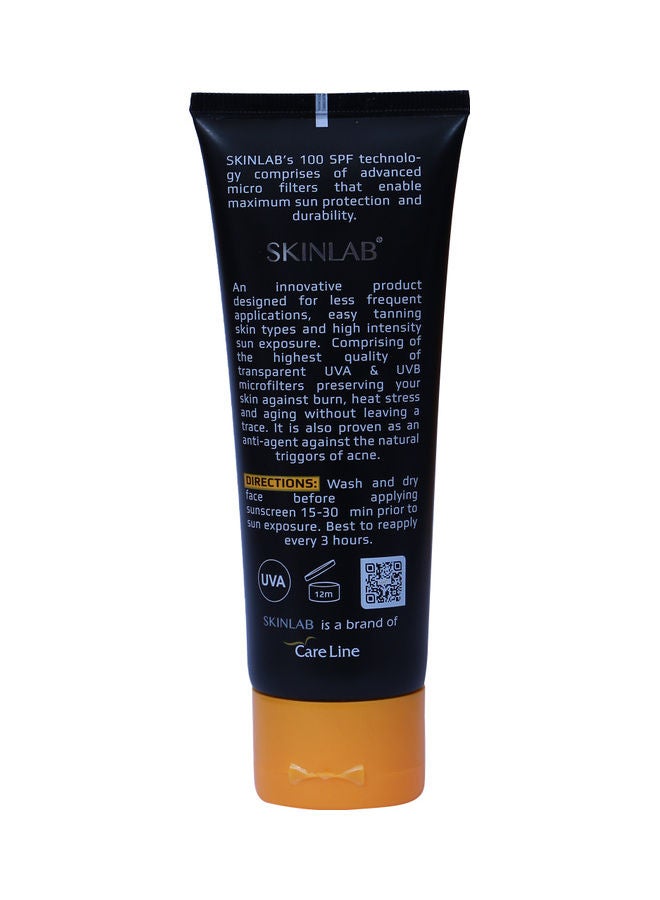 SKINLAB - SPF 100 Sunscreen UVA UVB Max Protection Moisturizer 100ml - Image 1