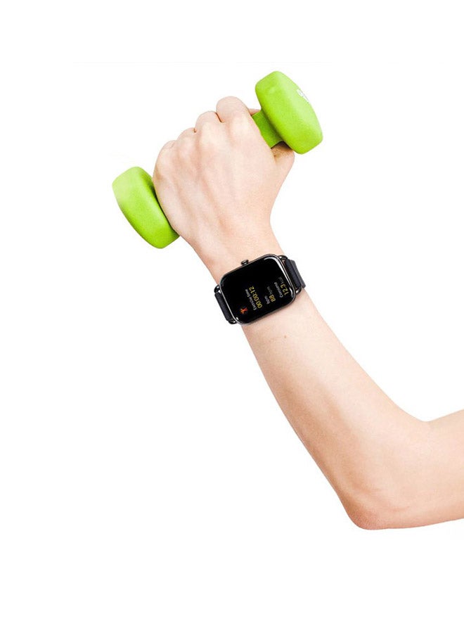 هايلو ساعة ذكية LS12 مقاس 1.78 بوصة بتقنية اموليد اتش دي، بطارية تدوم حتى 10 أيام، إطار معدني رائع، لون أسود - Image 5