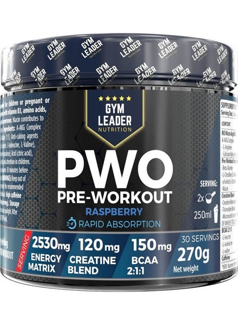 Raspberry PWO Pre-workout Supplement