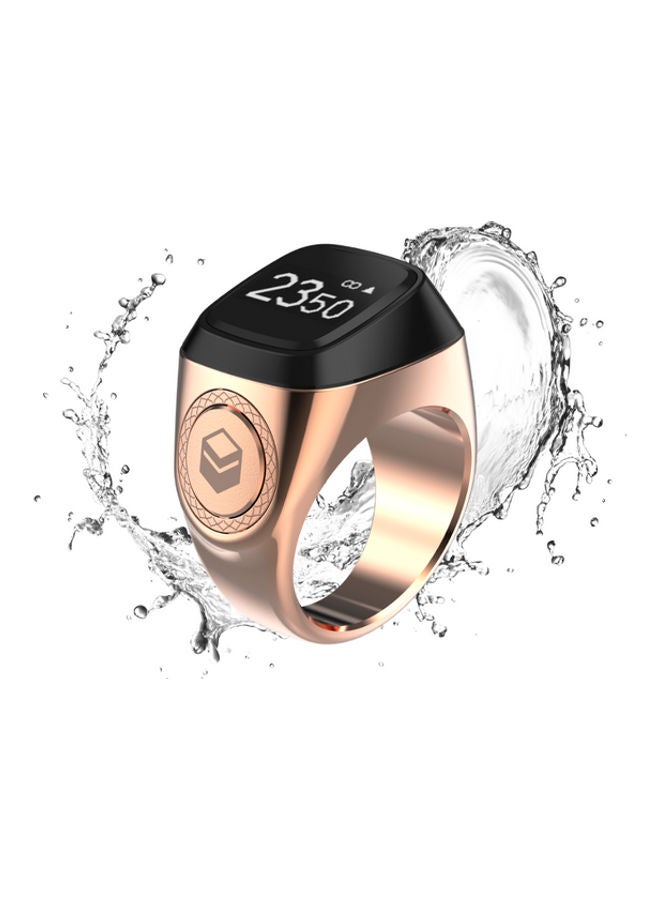 إيكيبلا خاتم ذكي من زكر 18 ملم وردي ذهبي - Image 2