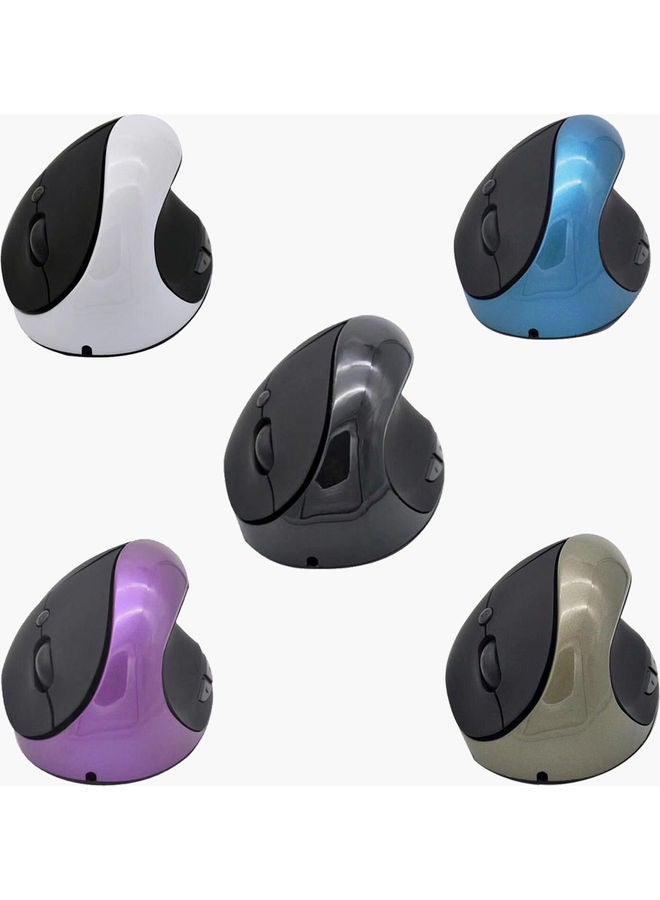 Optical Vertical Ergonomic Wireless Mouse Black - Image 3