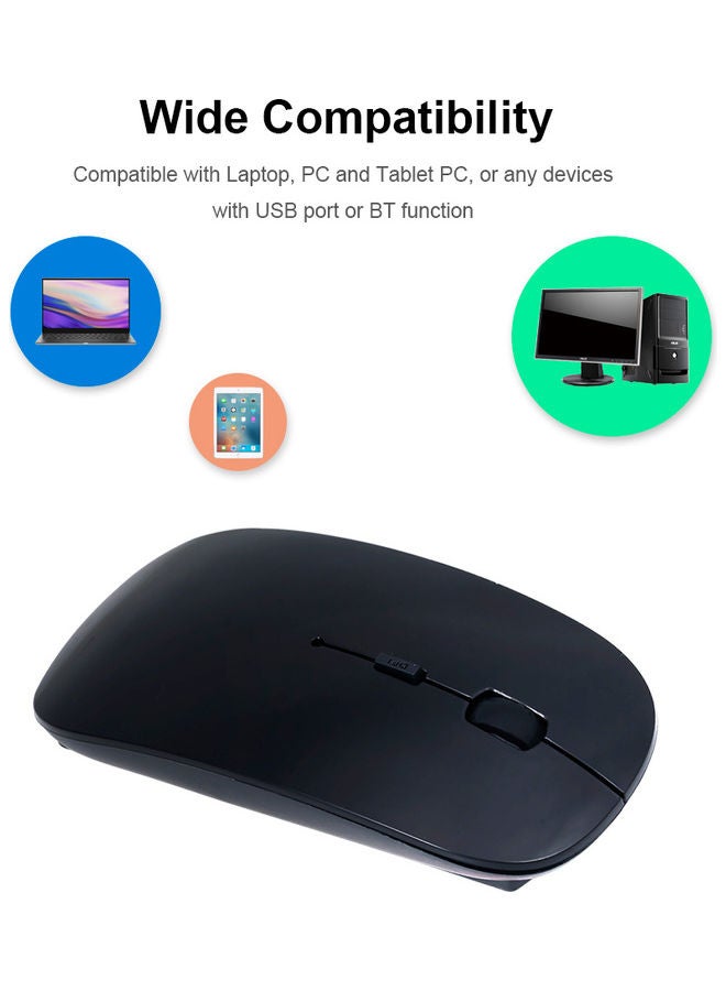 Dual Mode Ergonomic Mouse Black - Image 3