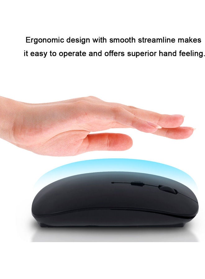 Dual Mode Ergonomic Mouse Black - Image 4